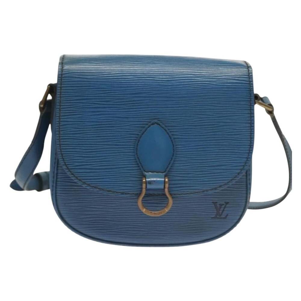 Louis Vuitton Epi Saint Cloud PM Shoulder Bag Blue